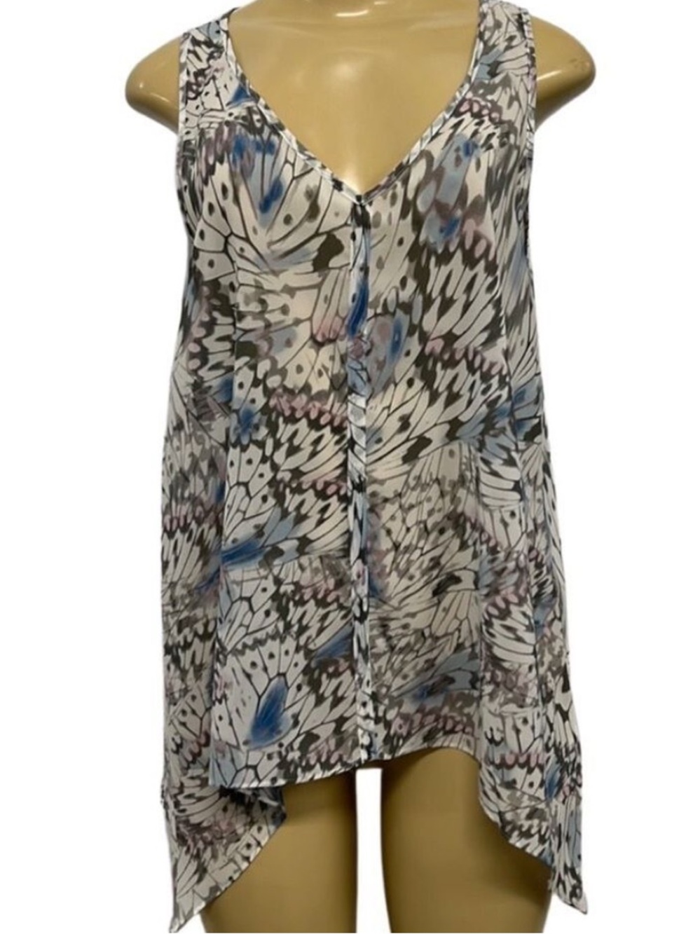 4018 DKNY Print Top